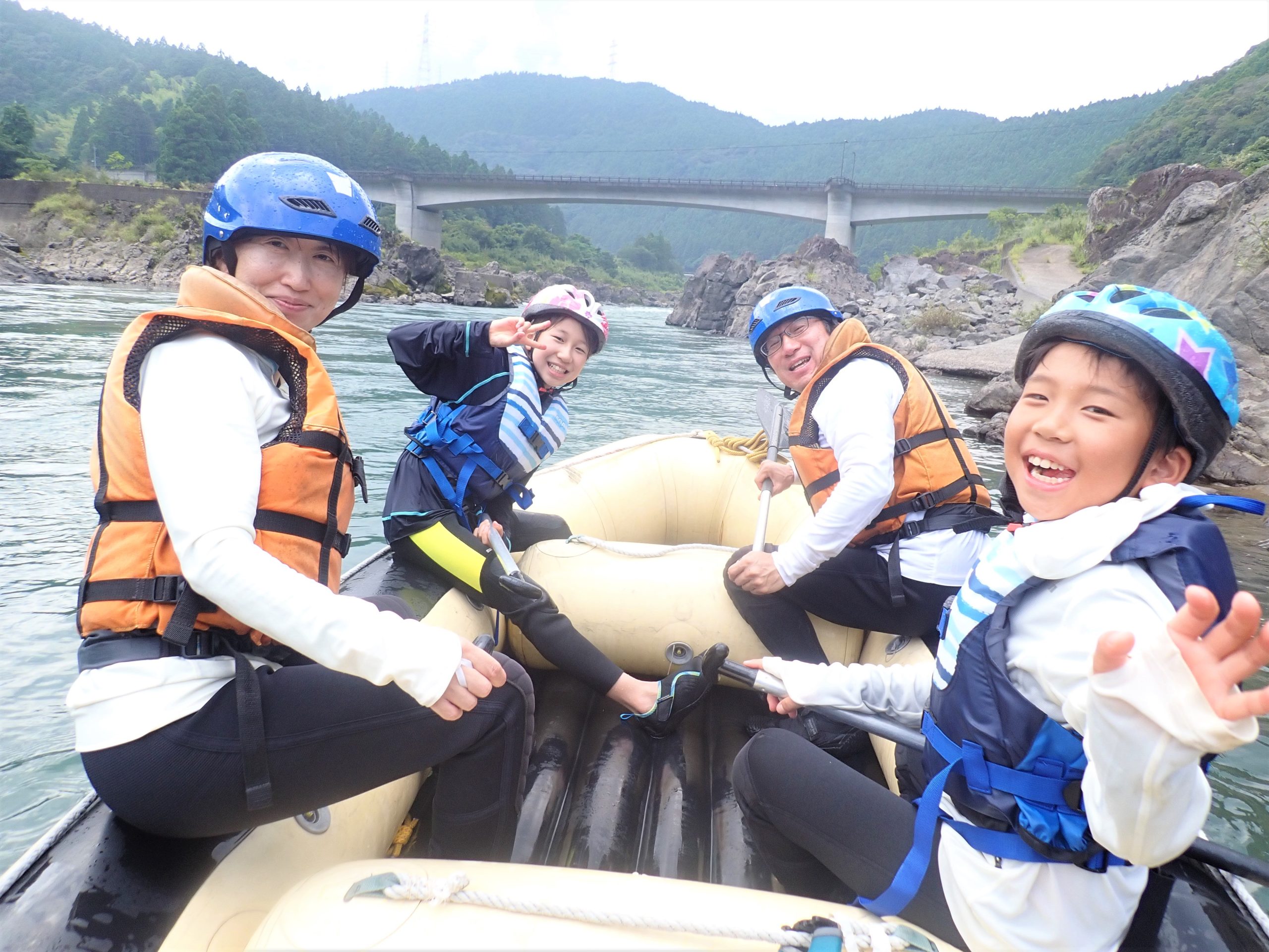 むぎ青空プロジェクトラフティング